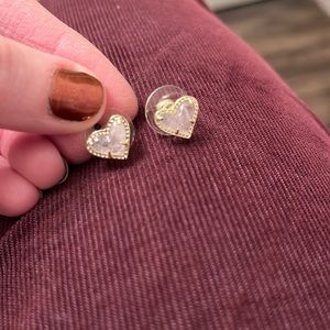 Kendra Scott Ari Gold Heart Earrings